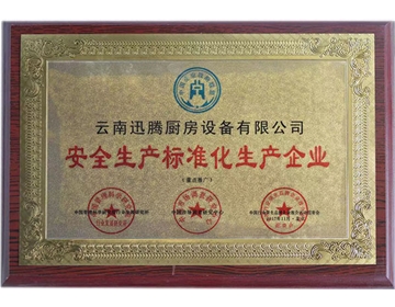 安全生产标准化生产企业荣誉证书
